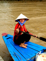 Vietnam . Boat lady 1